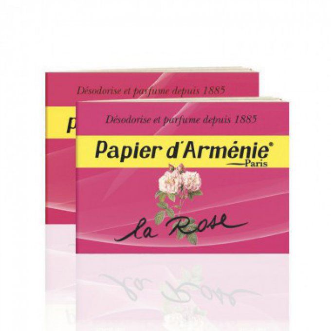 Carnet La Rose  Papier d'Arménie - Douceurdessens