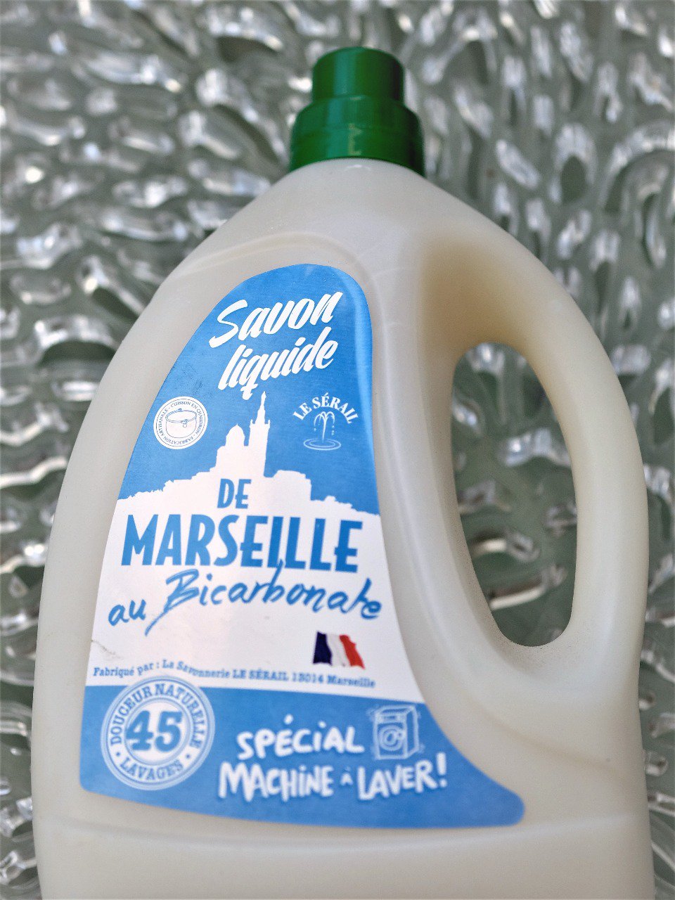 Savon liquide de Marseille au bicarbonate 3L - linge propre